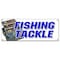 Signmission FISHING TACKLE BANNER SIGN fish rods reels rentals sale hooks boats B-Fishing Tackle - alternate 1